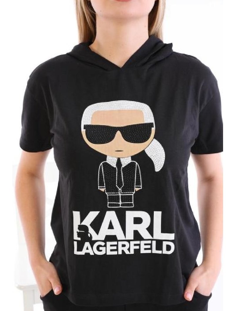 Opinion Stab Devise Tricou Dama Cu Maneca Scurta Karl Lagerfeld - Best Shop